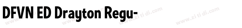 DFVN ED Drayton Regu字体转换